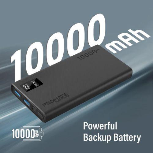 Bolt 10 Pro 10000mAh Compact Smart Charging Power Bank- Dual USB Output