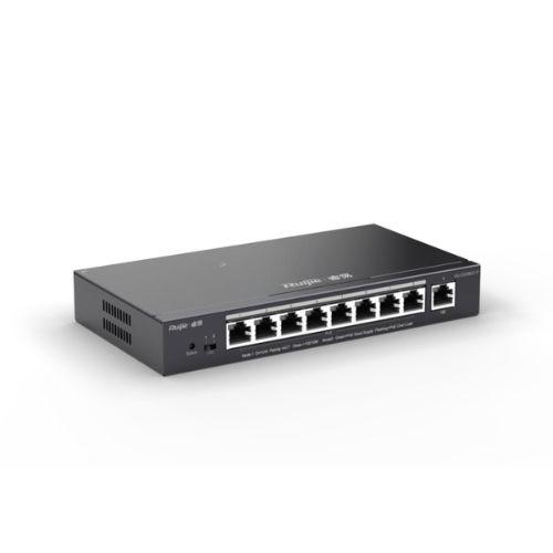 RG-ES209GC-P, 9-Port Gigabit Smart Cloud Managed PoE Switch